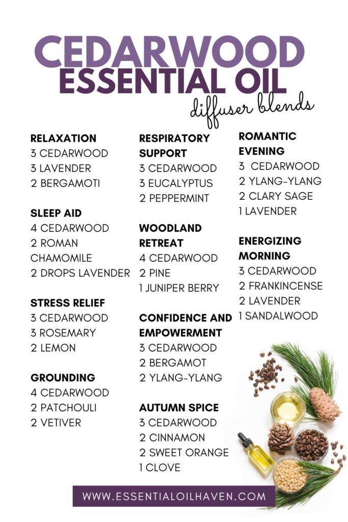 Fabulous Cedarwood Essential Oil Blends For Your Diffuser