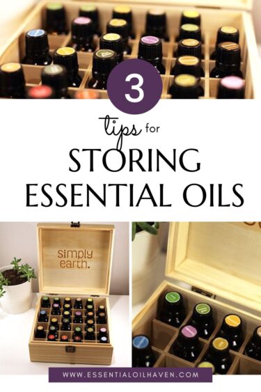 tips for storing essential oils