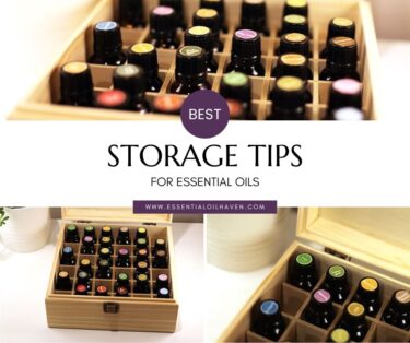 how to store essential oil bottles