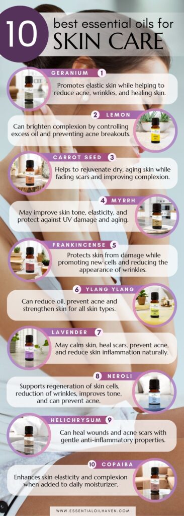 10 essential oils for skin care