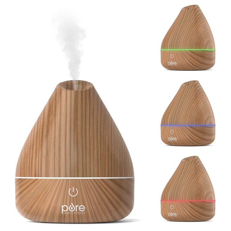 Top 20 Best Essential Oil Diffusers Under 40 2024 Buying Guide   Pure Spa Natural Wood Diffuser 200ml 768x768 