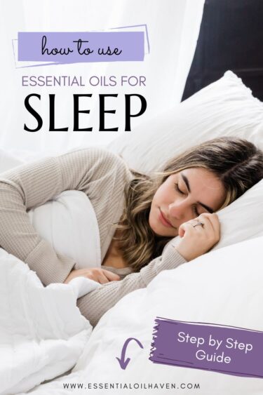 how to use essential oils for better sleep