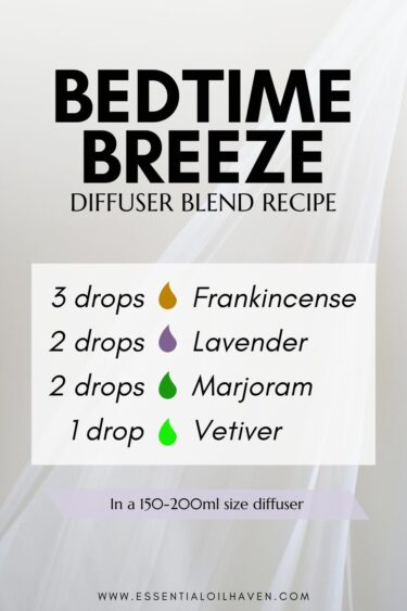 bedtime breeze diffuser blend for better sleeping habits