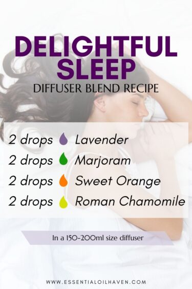 delightful sleep essential oil blend recipe