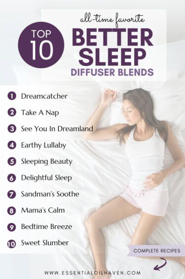 10 diffuser blends for sleep