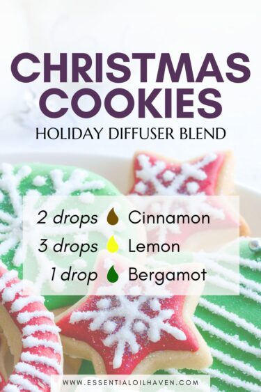 Christmas Cookies Essential Oil Diffuser Blend Recipe