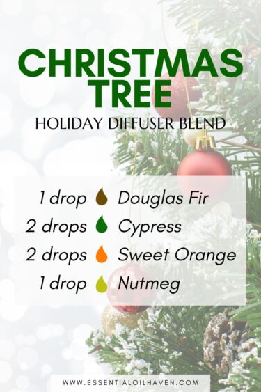 Christmas Tree Essential Oil blend recipe