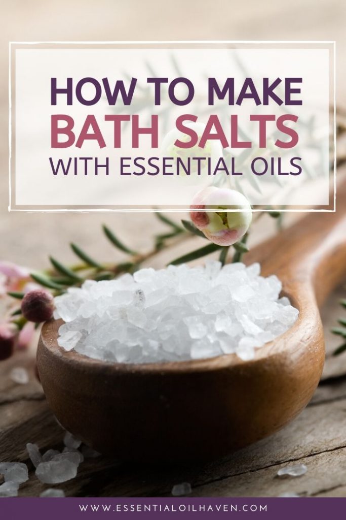 DIY Muscle-Soothing Bath Salt Recipe With Essential Oils And Epsom Salt