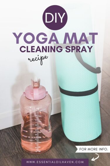 yoga mat cleaning spray