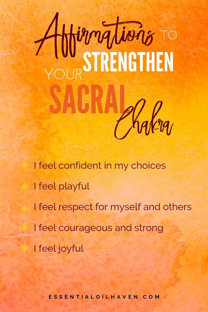 affirmations for the sacral chakra