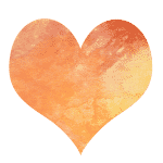 orange heart