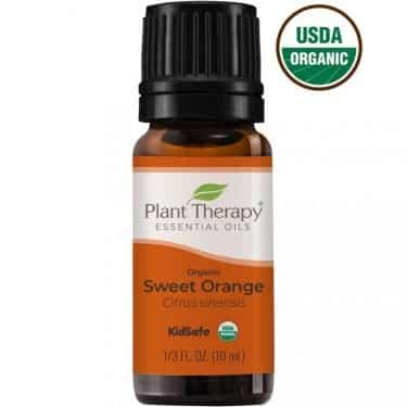 sweet orange organic essential oilOrange essential oil from Plant Therapy<br /> <a class="button" href="https://www.pjatr.com/t/TUJGR0ZGSEJGTE5ISUdCRkxNSUlI?url=https%3A%2F%2Fwww.planttherapy.com%2Fproducts%2Fsweet-orange-essential-oil" target="_blank" rel="nofollow noopener noreferrer">Shop Here</a>