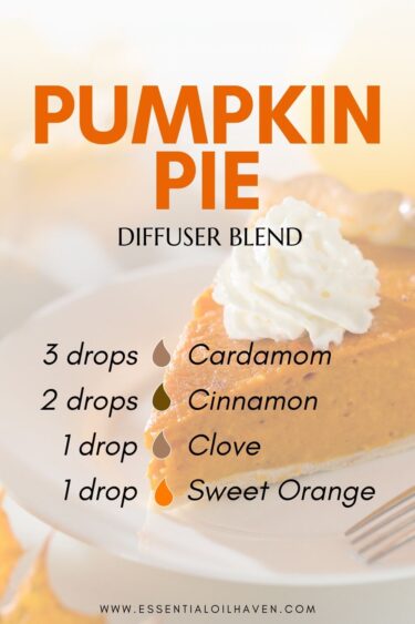 pumpkin pie diffuser blend