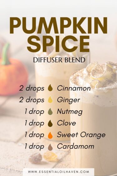 pumpkin spice essential oil blend recipe