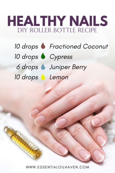 healthy nails roller bottle recipe with essential oils