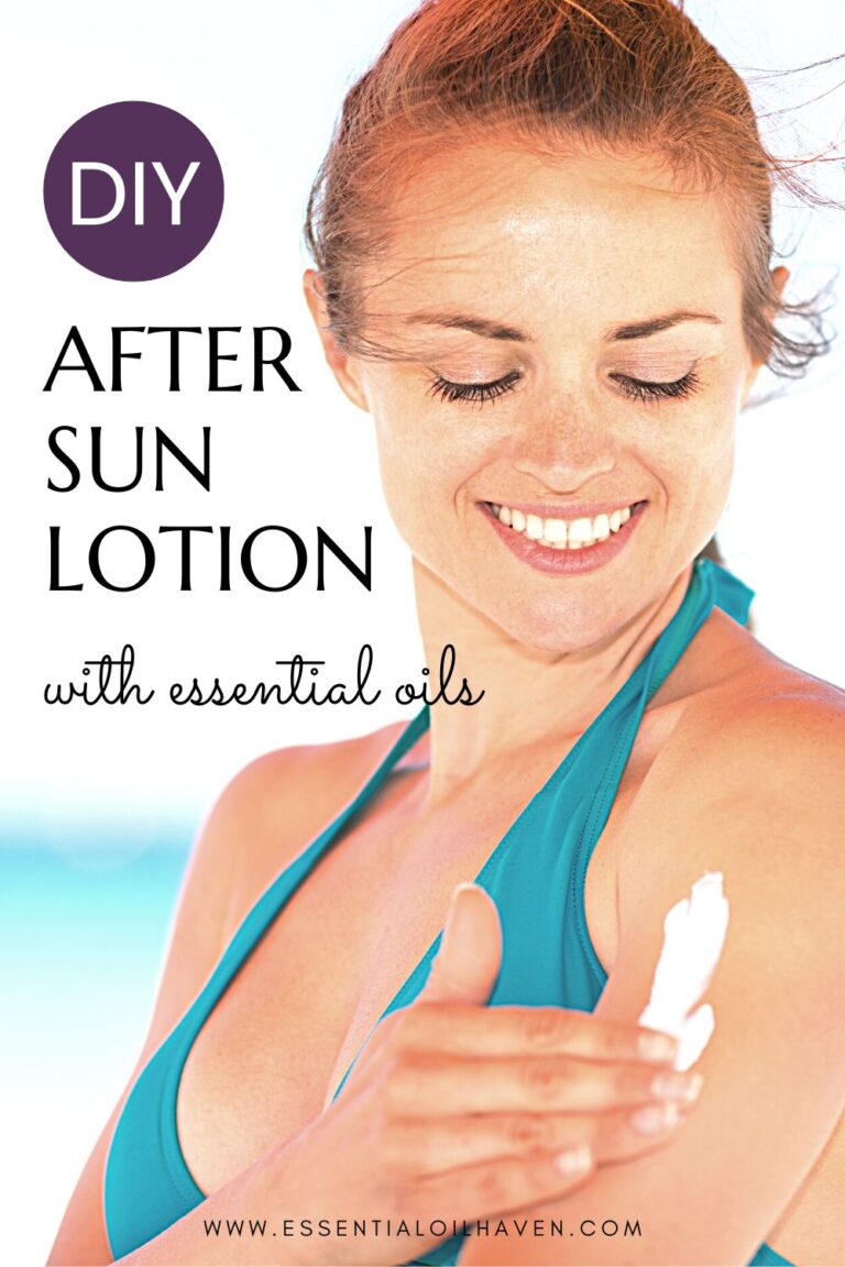 Diy After Sun Lotion Using Essential Oils For Sunburn Relief