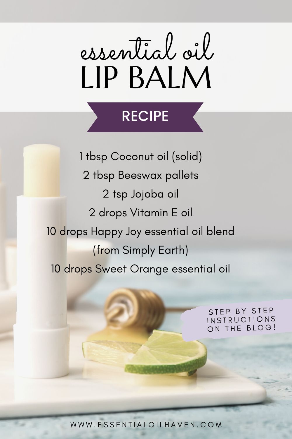 DIY Essential Oils Lip Balm Recipe – How to Make Chap Stick