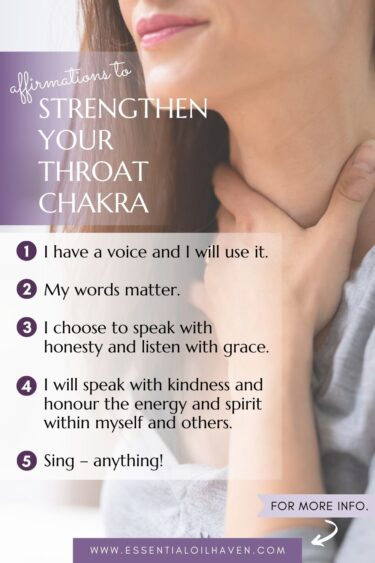 affirmations for the throat chakra