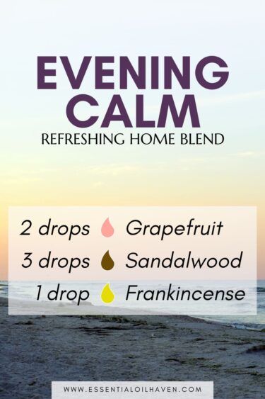 evening diffuser blend