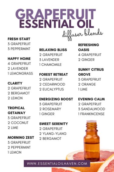 grapefruit diffuser blend recipes