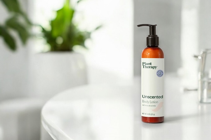 unscented body lotion from plant therapy