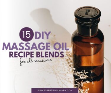 diy aromatherapy massage blend recipes