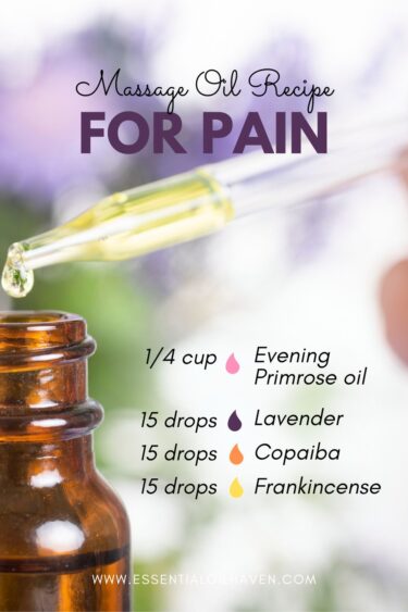 diy massage oil recipe for pain relief