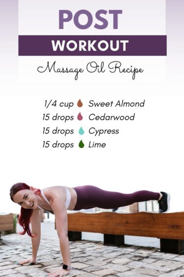 massage oil recipe for sore muscles