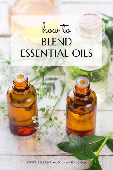 how to blend essential oils together