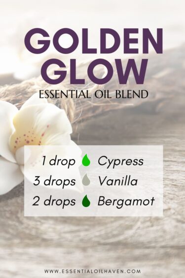 essential oil blend with vanilla