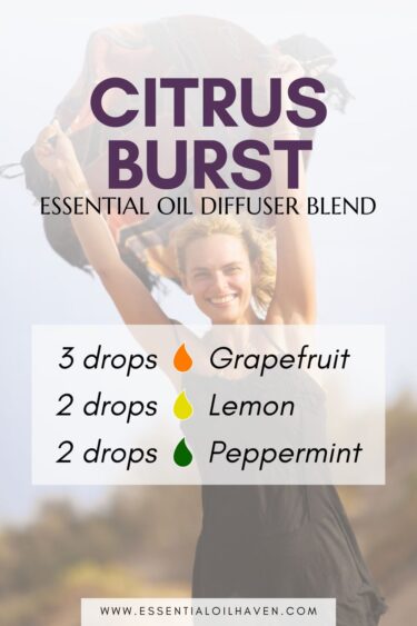 focus diffuser blend with citrus essential oils