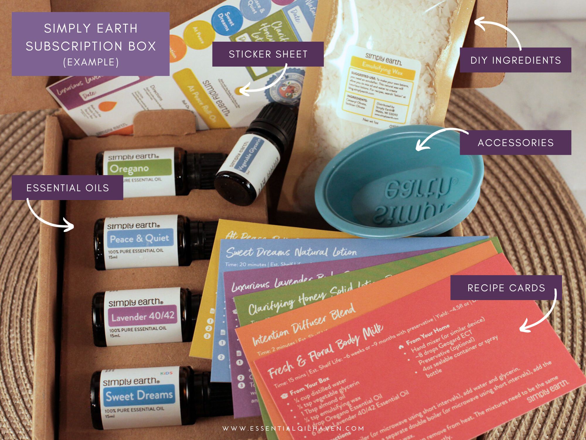 Simply Earth Subscription Box Review – Essential Oil Haven