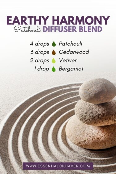 patchouli diffuser blend recipe earthy harmony