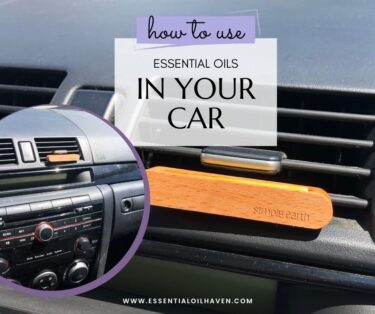 how to use essential oils in car