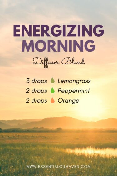 lemongrass diffuser blend energizing morning