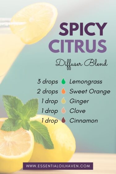 lemongrass diffuser blend spicy citrus