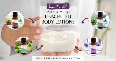 can you add essential oil to lotion