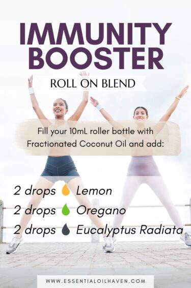 essential oil roller bottle recipe blend for immunity boosting