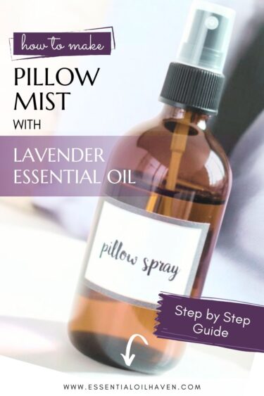 diy pillow mist recipe with lavender essential oil